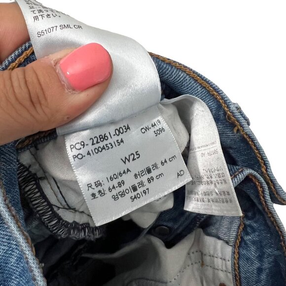 Levis Womens Wedgie Icon Fit in These Dreams Button Fly Jeans Size 25 - Picture 3 of 5